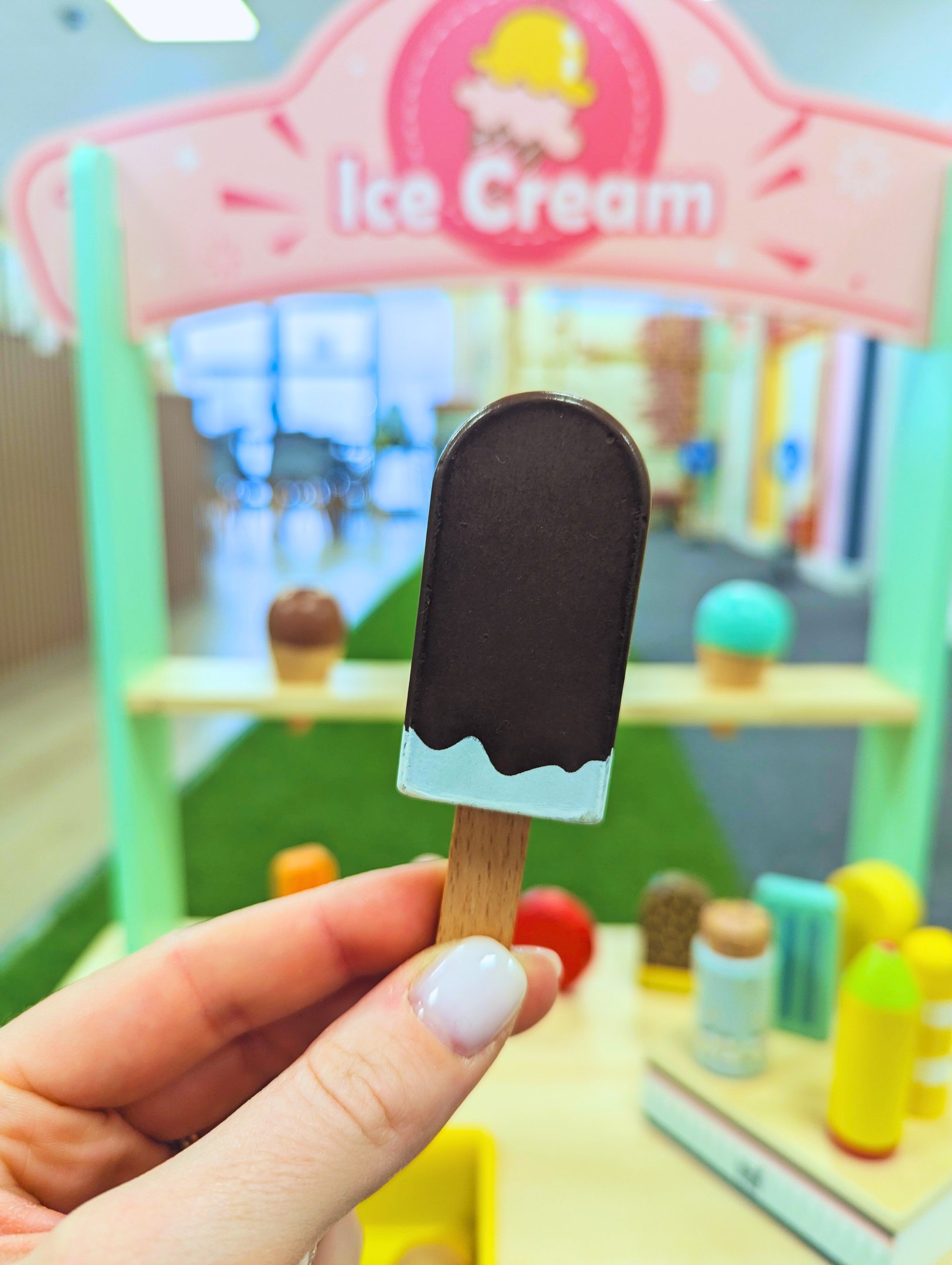 The role play ice cream stand